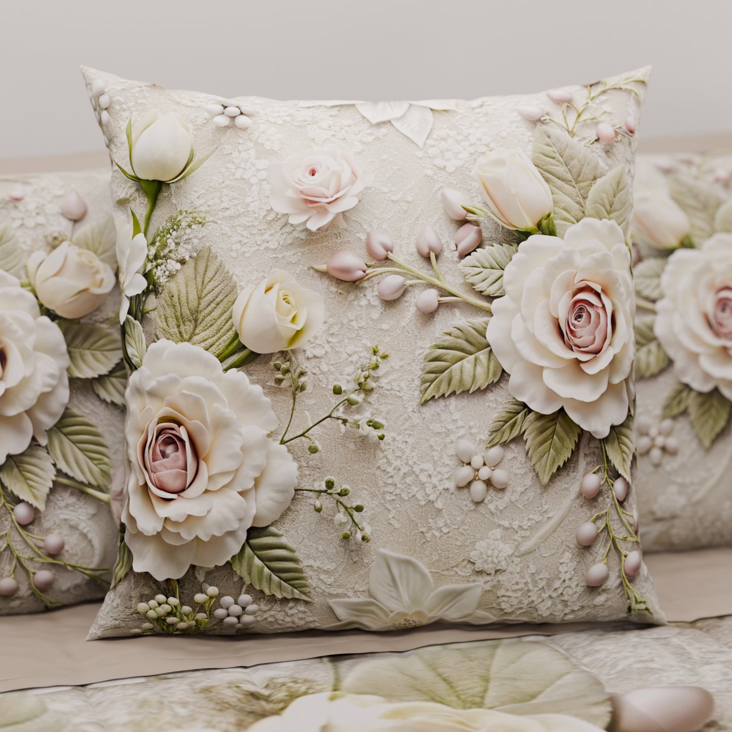 Cuscini, Copricuscini Divano, Cuscini Arredo in Stampa Digitale Shabby 334