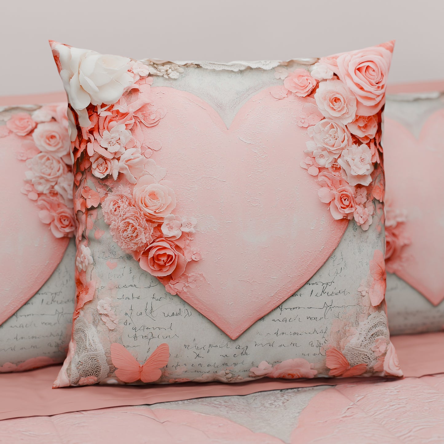 Cuscini, Copricuscini Divano, Cuscini Arredo in Stampa Digitale Shabby 335