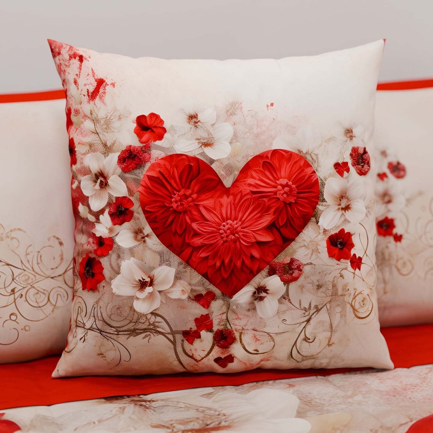 Cuscini, Copricuscini Divano, Cuscini Arredo in Stampa Digitale Shabby 338