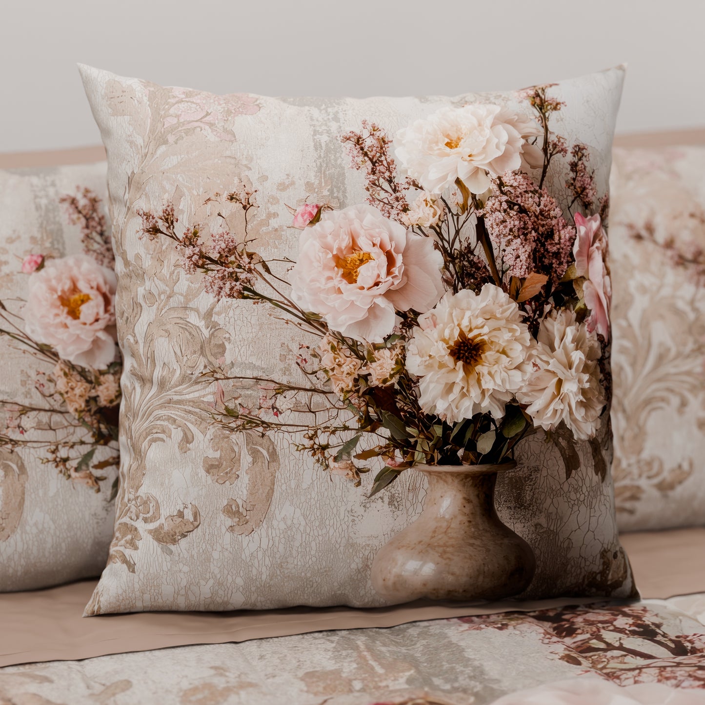 Cuscini, Copricuscini Divano, Cuscini Arredo in Stampa Digitale Shabby 341