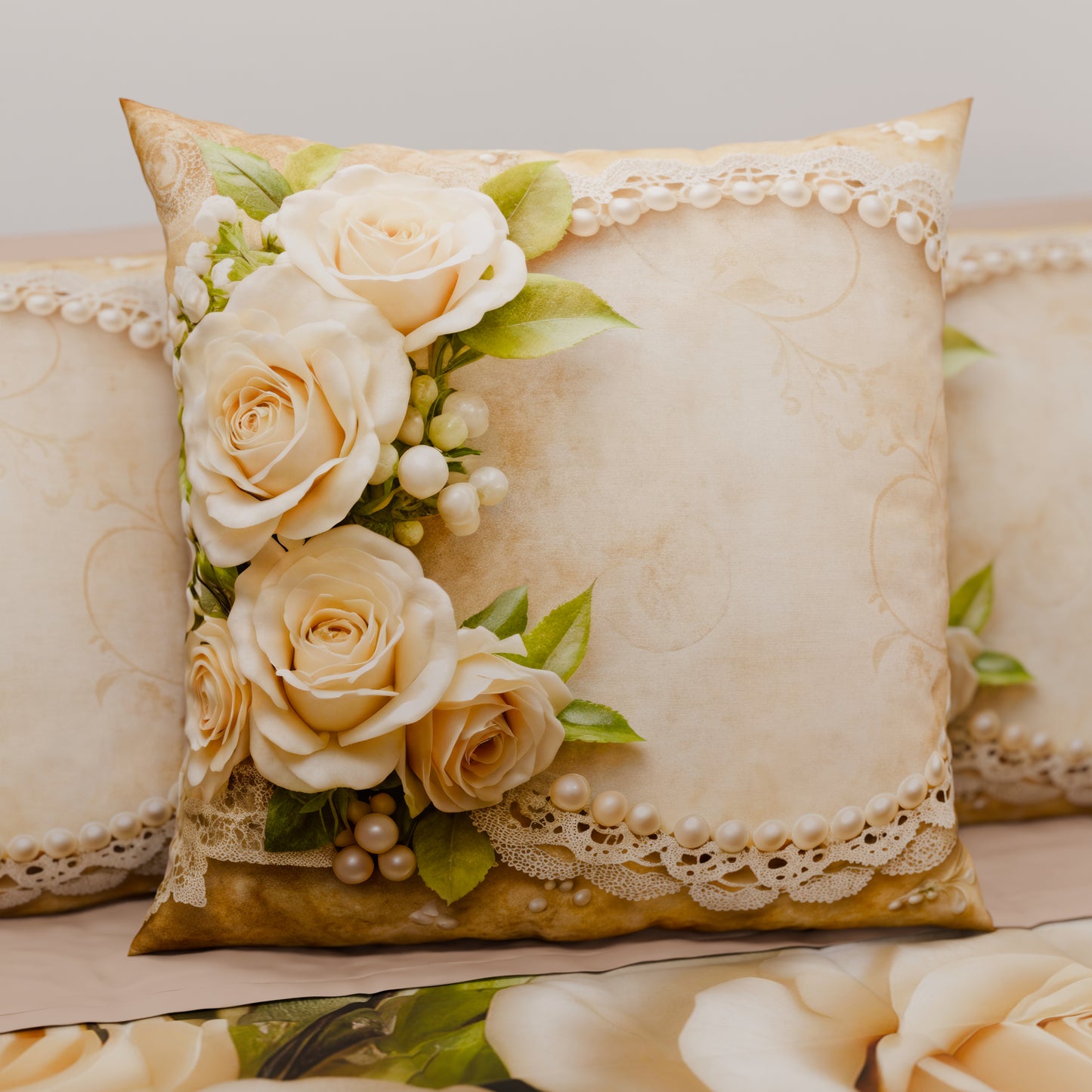 Cuscini, Copricuscini Divano, Cuscini Arredo in Stampa Digitale Shabby 342