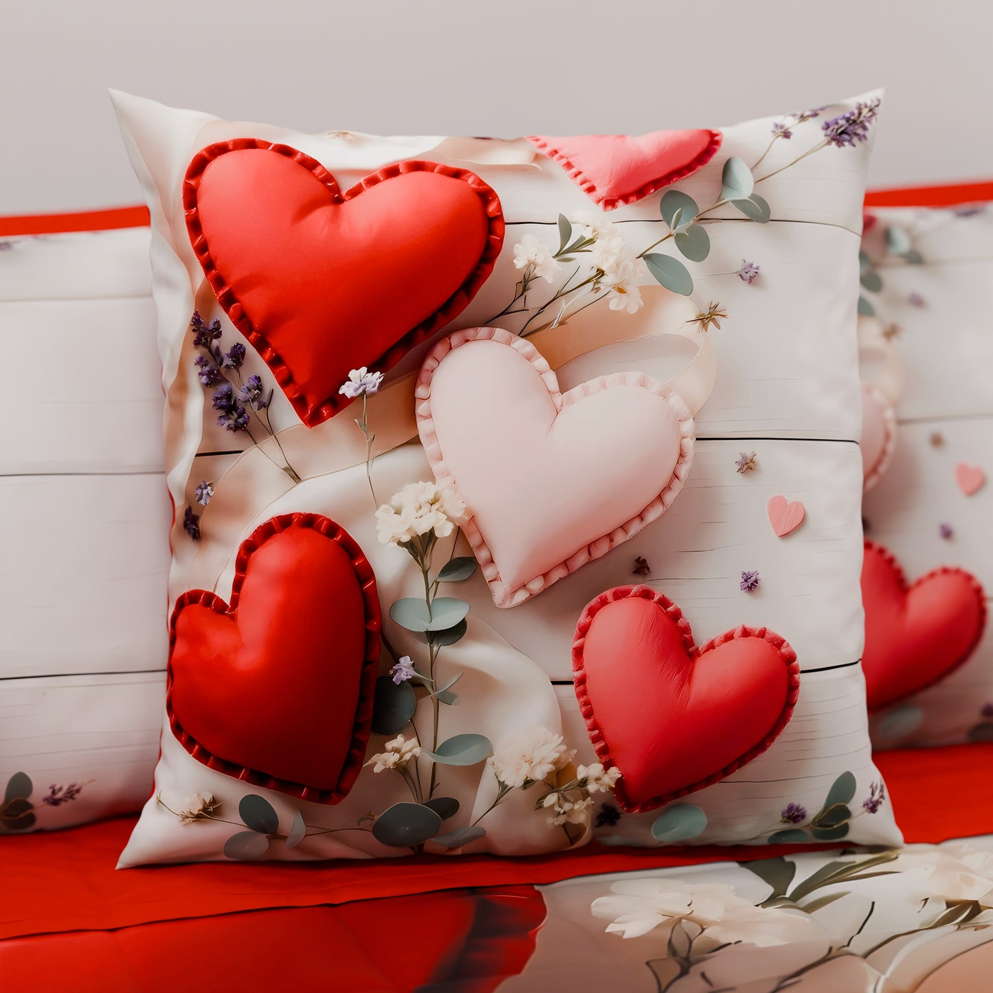 Cuscini, Copricuscini Divano, Cuscini Arredo in Stampa Digitale Shabby 344