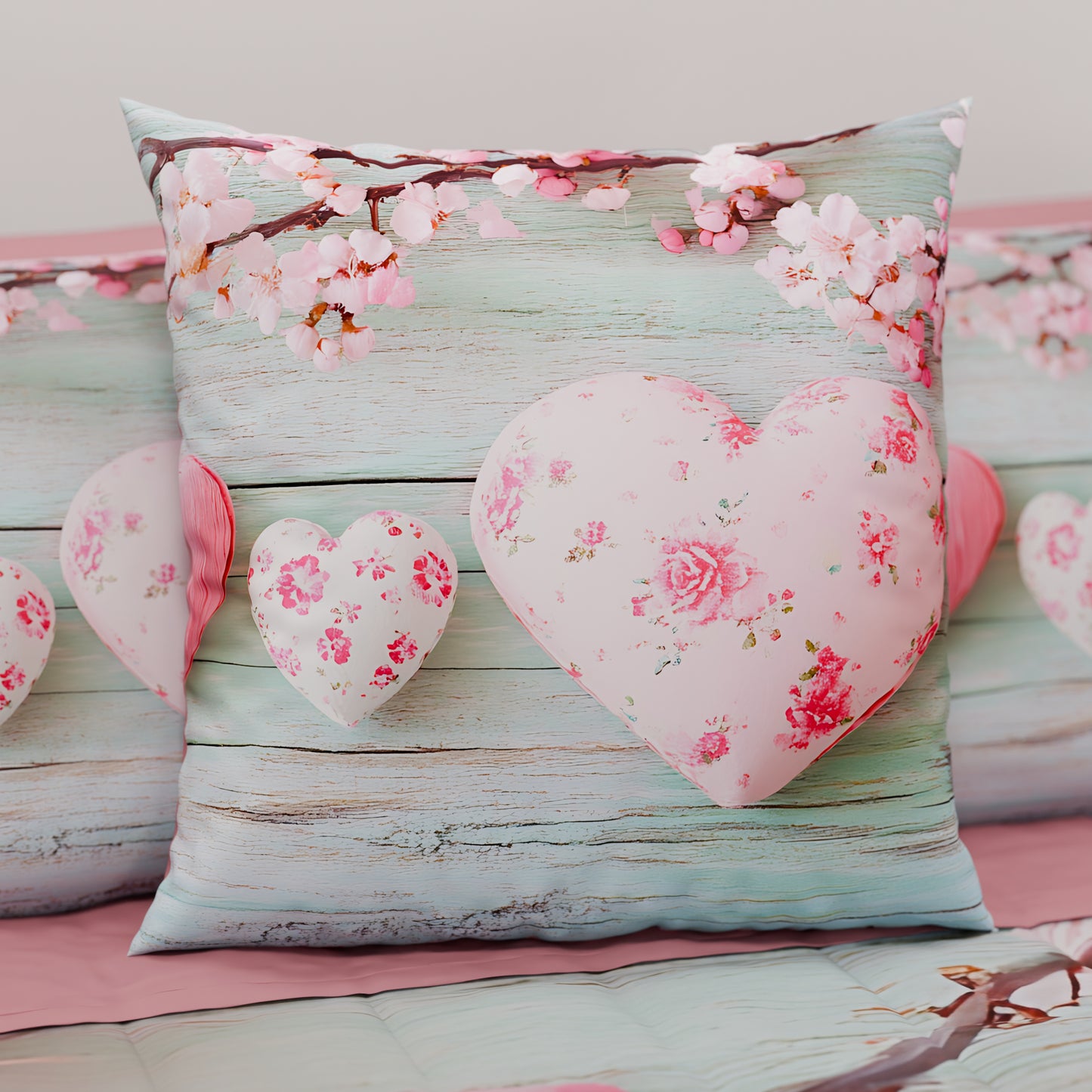 Cuscini, Copricuscini Divano, Cuscini Arredo in Stampa Digitale Shabby 346