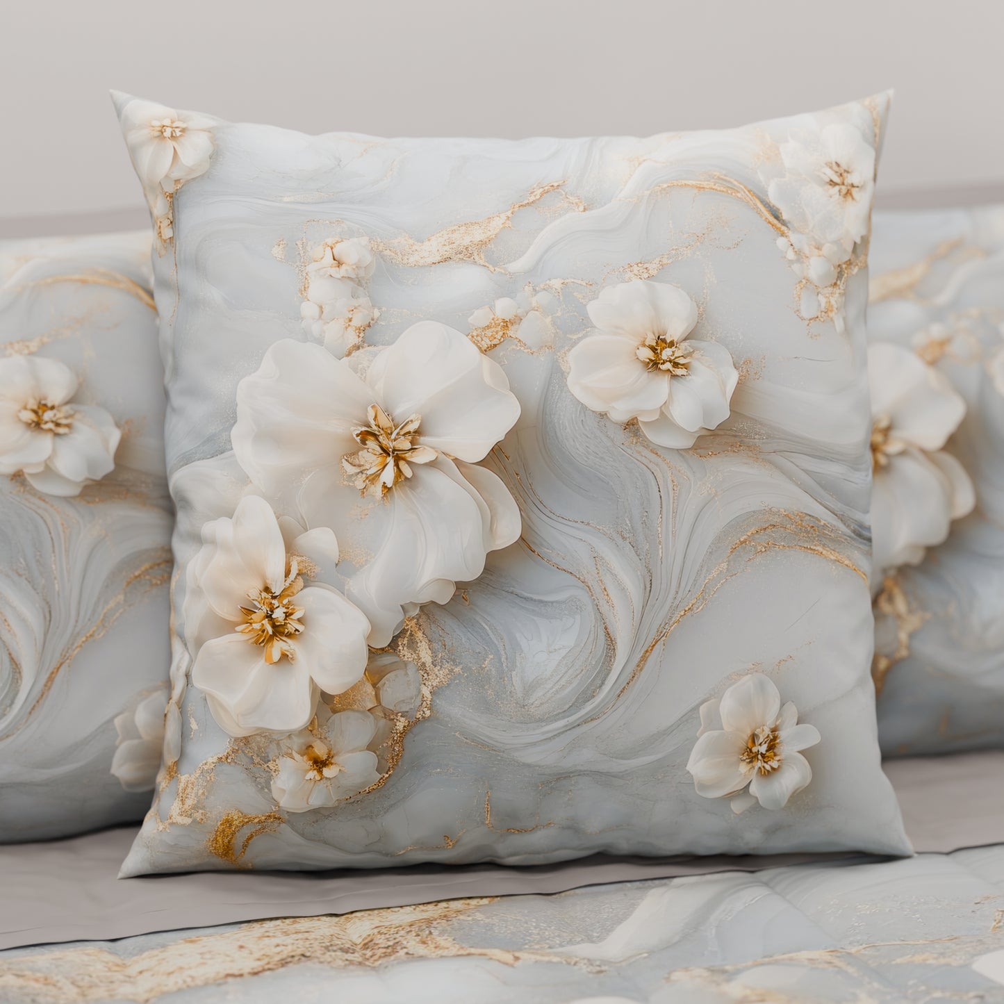 Cuscini, Copricuscini Divano, Cuscini Arredo in Stampa Digitale Floreale 06-1