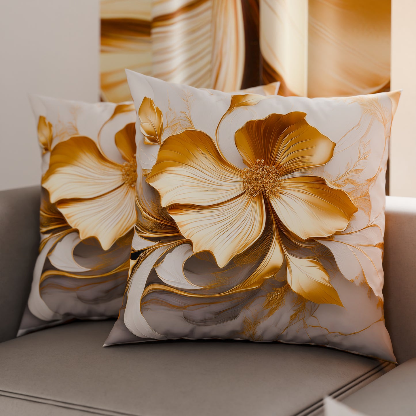 Cuscini, Copricuscini Divano, Cuscini Arredo in Stampa Digitale Floreale 06-20