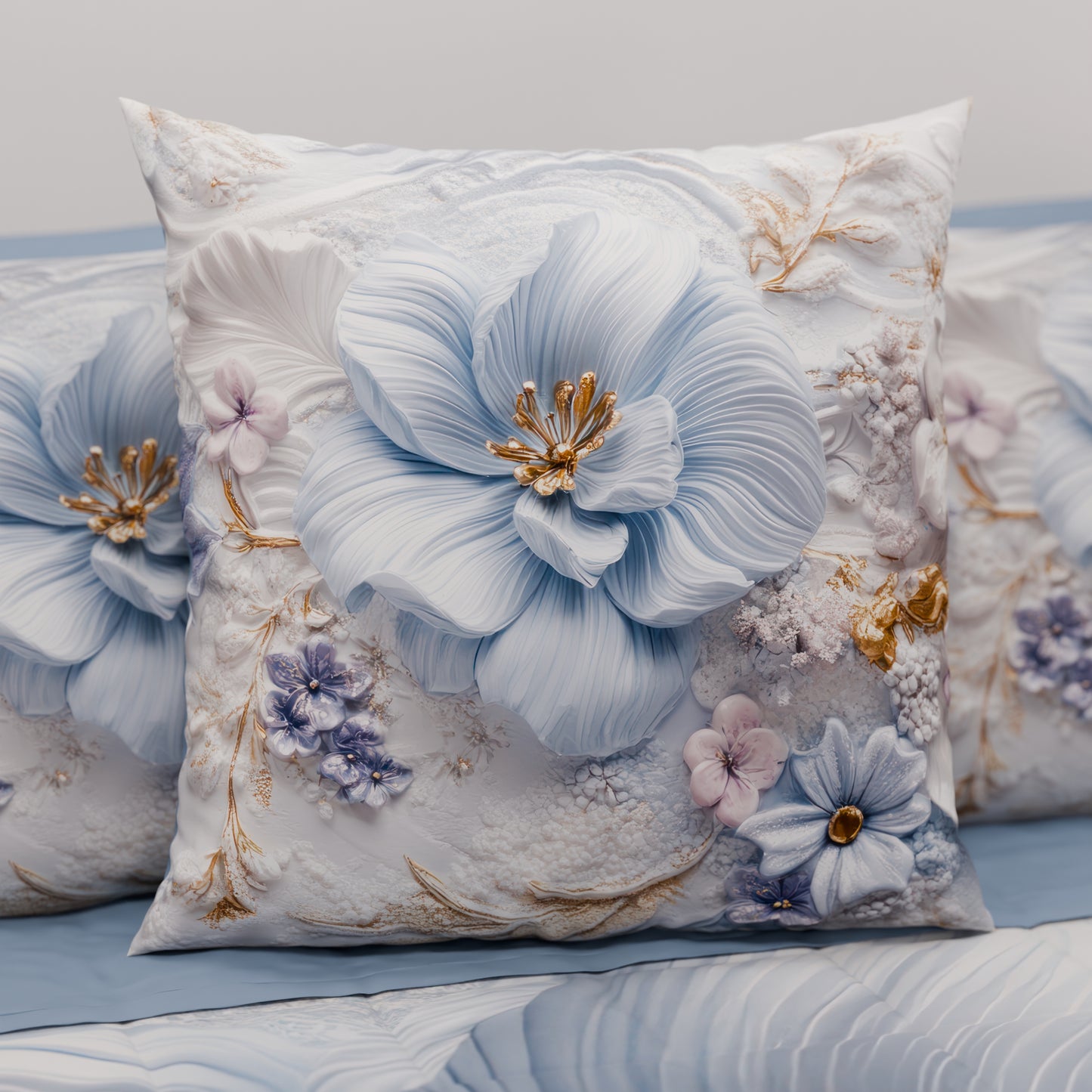 Cuscini, Copricuscini Divano, Cuscini Arredo in Stampa Digitale Floreale 06-4