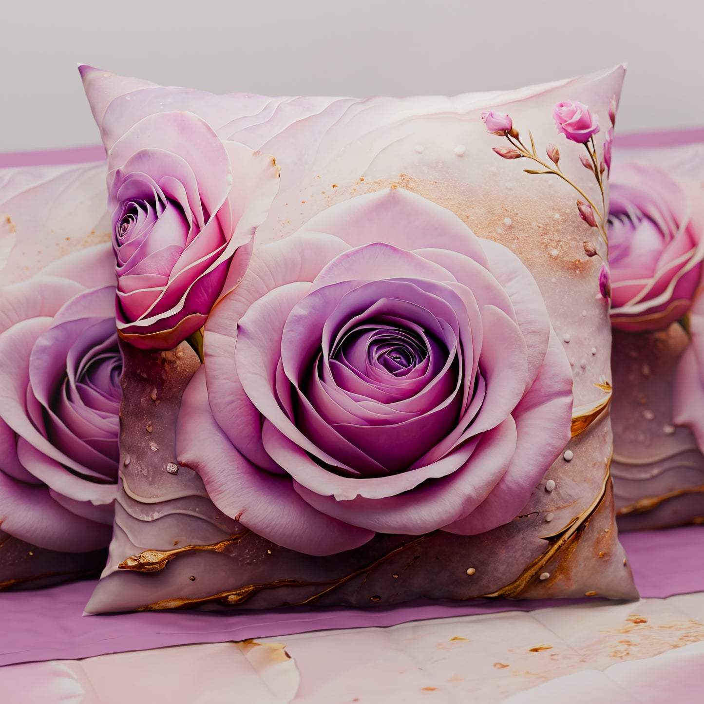 Cuscini, Copricuscini Divano, Cuscini Arredo in Stampa Digitale Floreale 06-8