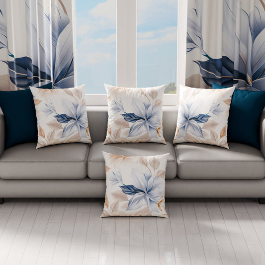 Coussins, Housses de coussin pour canapé, Coussins décoratifs en impression numérique Floral F164