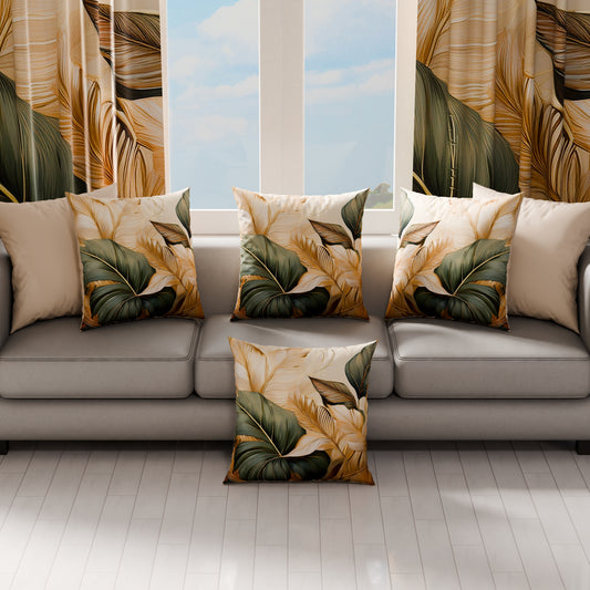 Coussins, Housses de coussin pour canapé, Coussins décoratifs en impression numérique florale F165