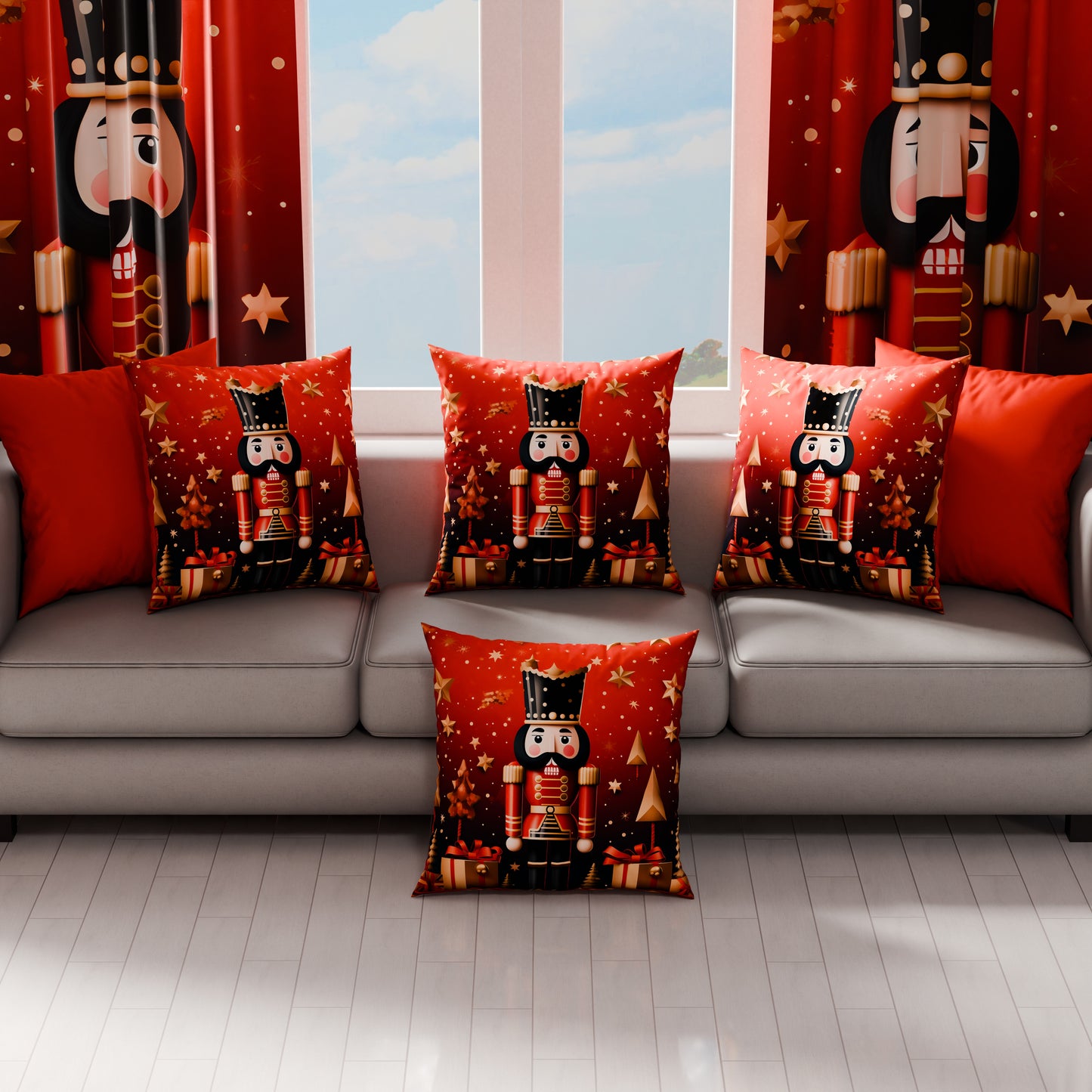 Cuscini, Copricuscini Divano, Cuscini Arredo Natalizi 25 Xmas 1