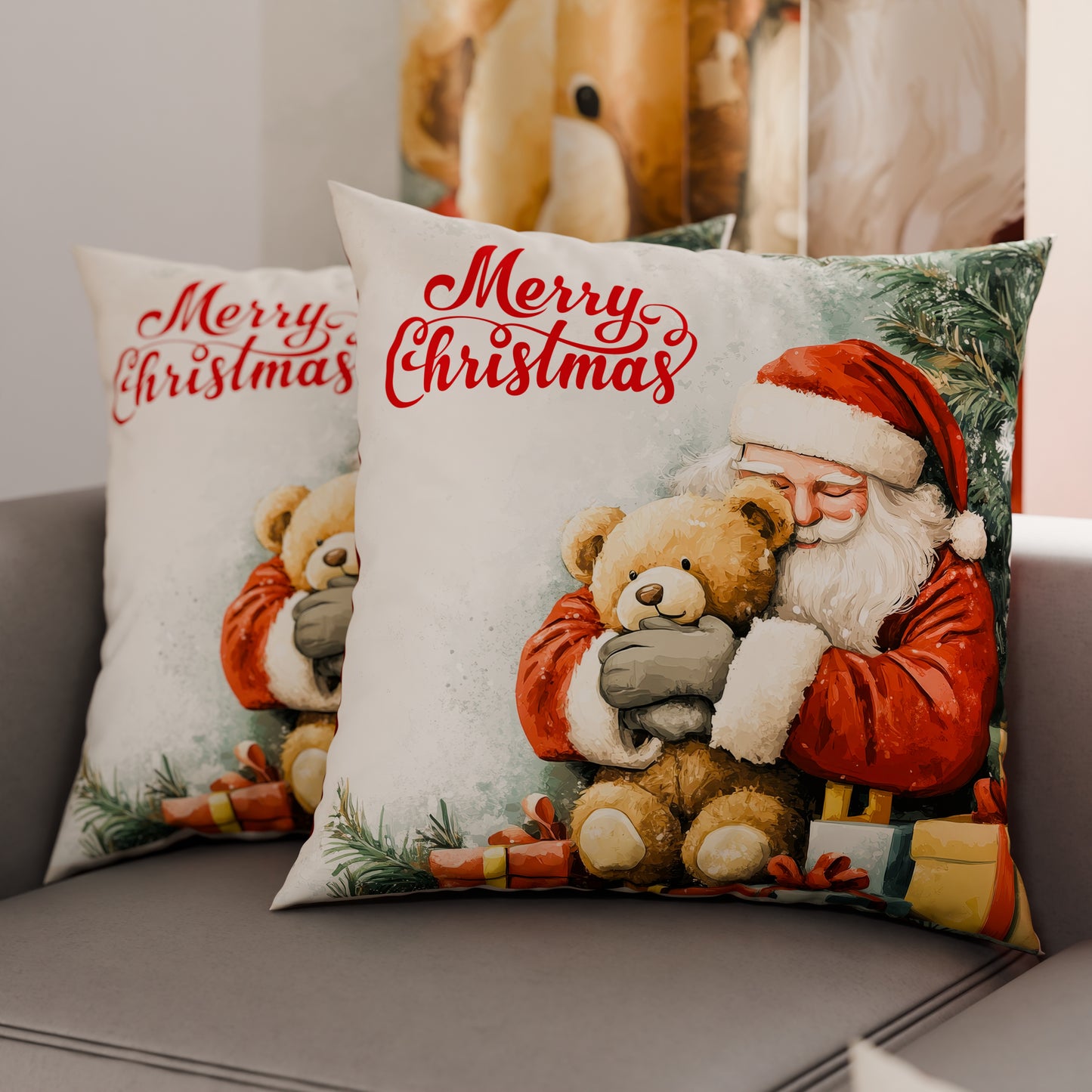 Cuscini, Copricuscini Divano, Cuscini Arredo Natalizi 25 Xmas 12