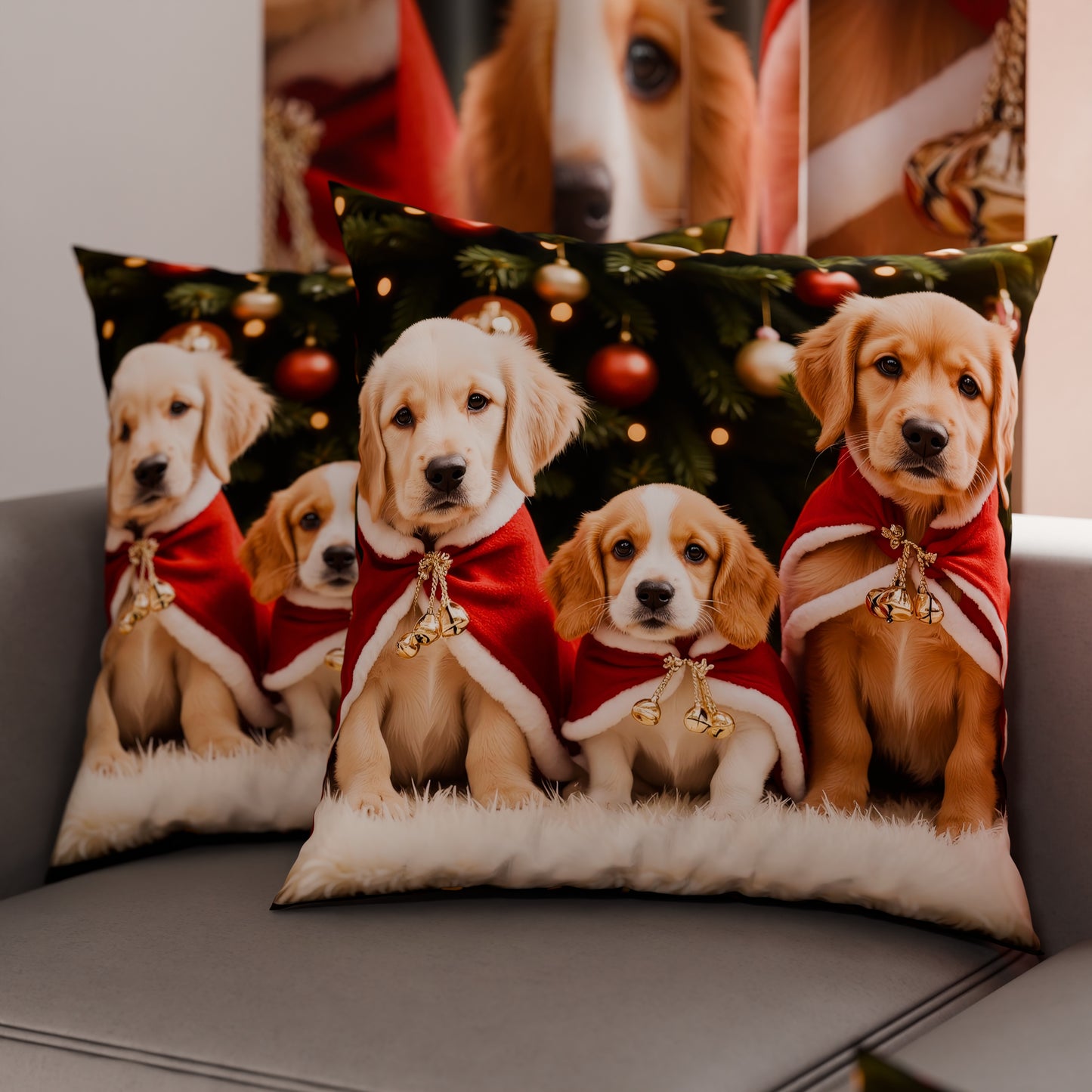 Cuscini, Copricuscini Divano, Cuscini Arredo Natalizi 25 Xmas 18