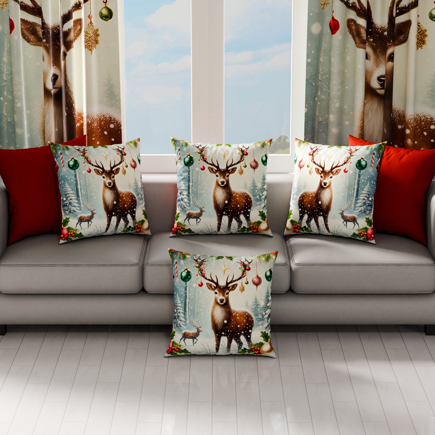 Cuscini, Copricuscini Divano, Cuscini Arredo Natalizi 25 Xmas 4