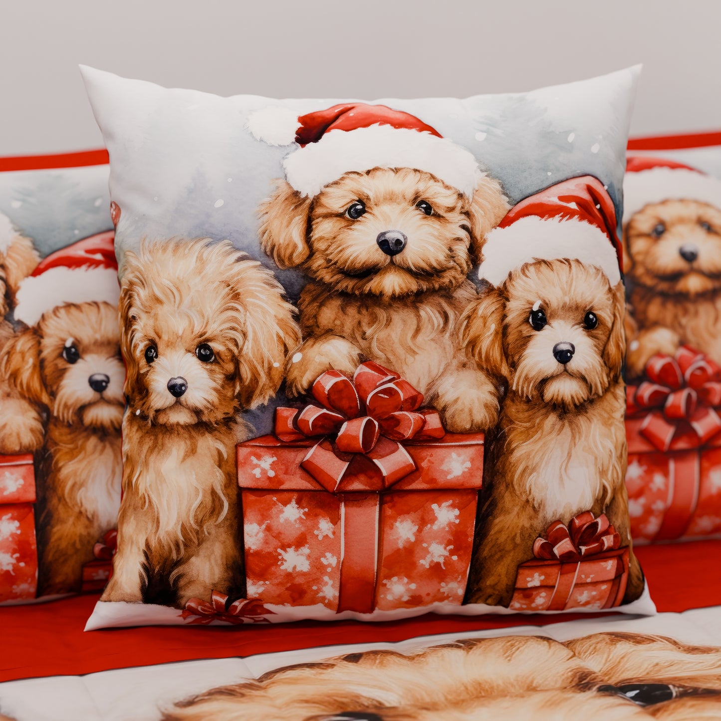 Cuscini, Copricuscini Divano, Cuscini Arredo Natalizi Dog