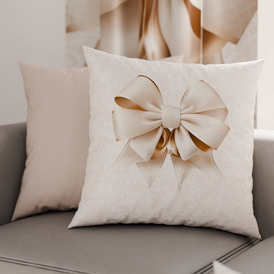 Cuscini, Copricuscini Divano, Cuscini Arredo in Stampa Digitale Fiocco Beige