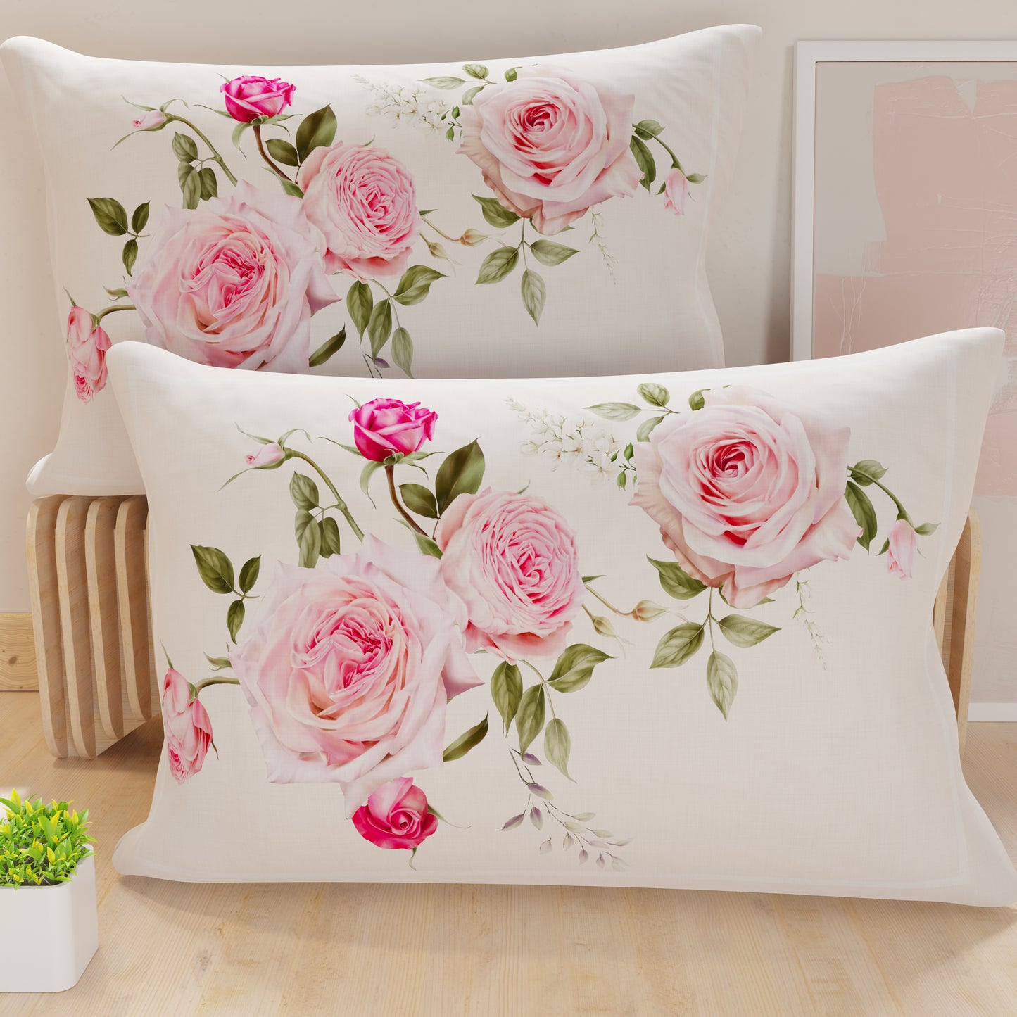 Pillowcases, Cushion Covers in Digital Print, Floral 20-05