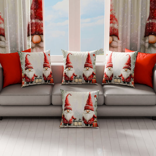 Coussins, Housses de coussin pour canapé, Coussins décoratifs de Noël Gnome 02