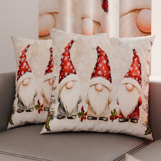 Cuscini, Copricuscini Divano, Cuscini Arredo Natalizi Gnomo 03