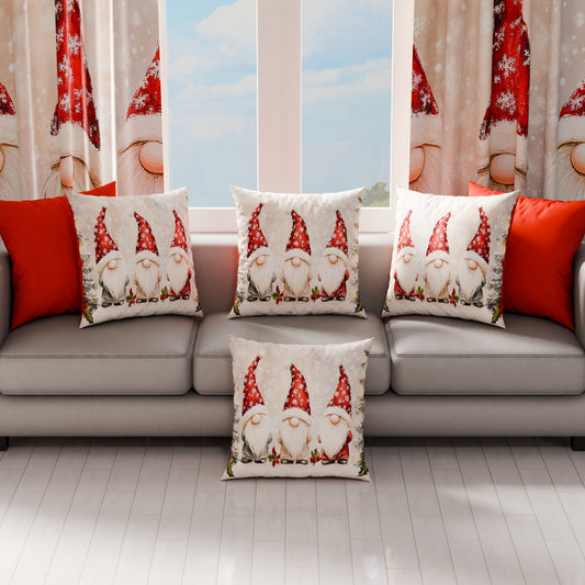 Coussins, Housses de coussin pour canapé, Coussins décoratifs de Noël Gnome 03