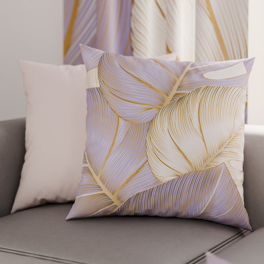Cuscini, Copricuscini Divano, Cuscini Arredo in Stampa Digitale Tropical Lilla Oro