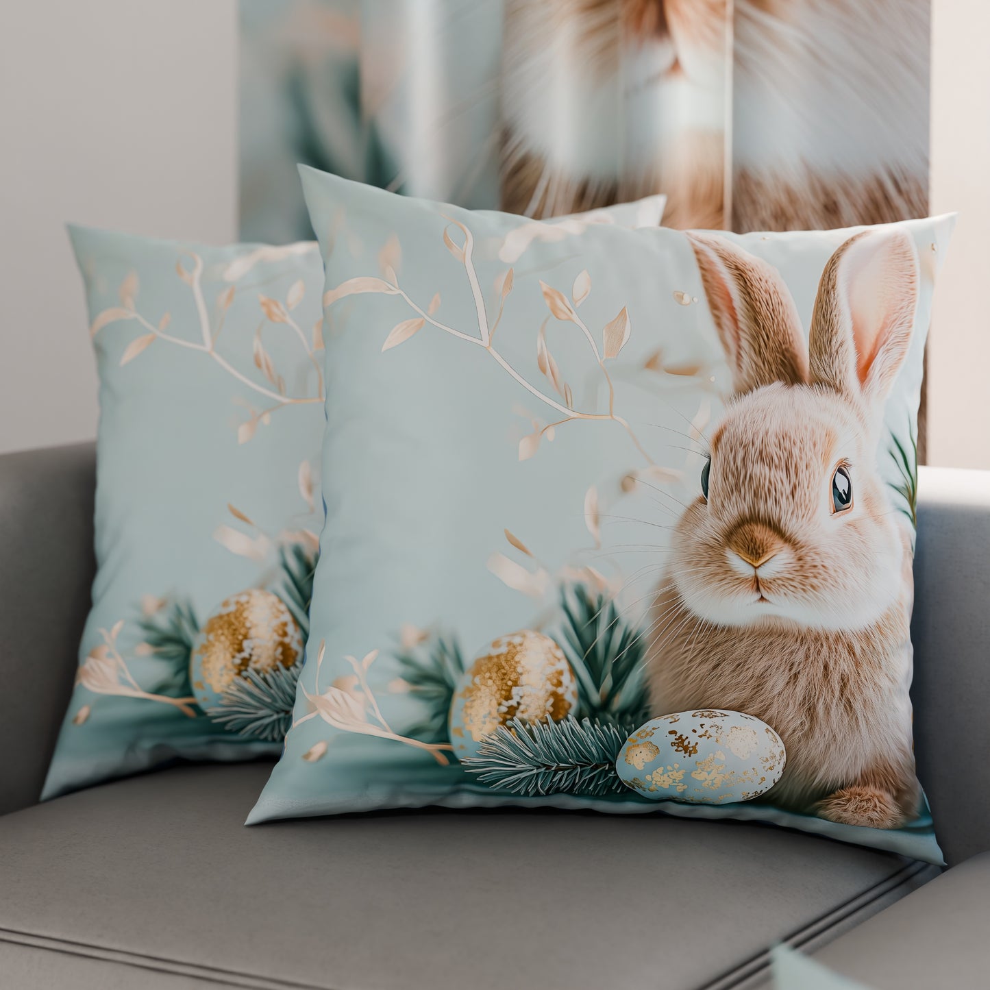 Cuscini, Copricuscini Divano, Cuscini Arredo in Stampa Digitale Pasqua Alice