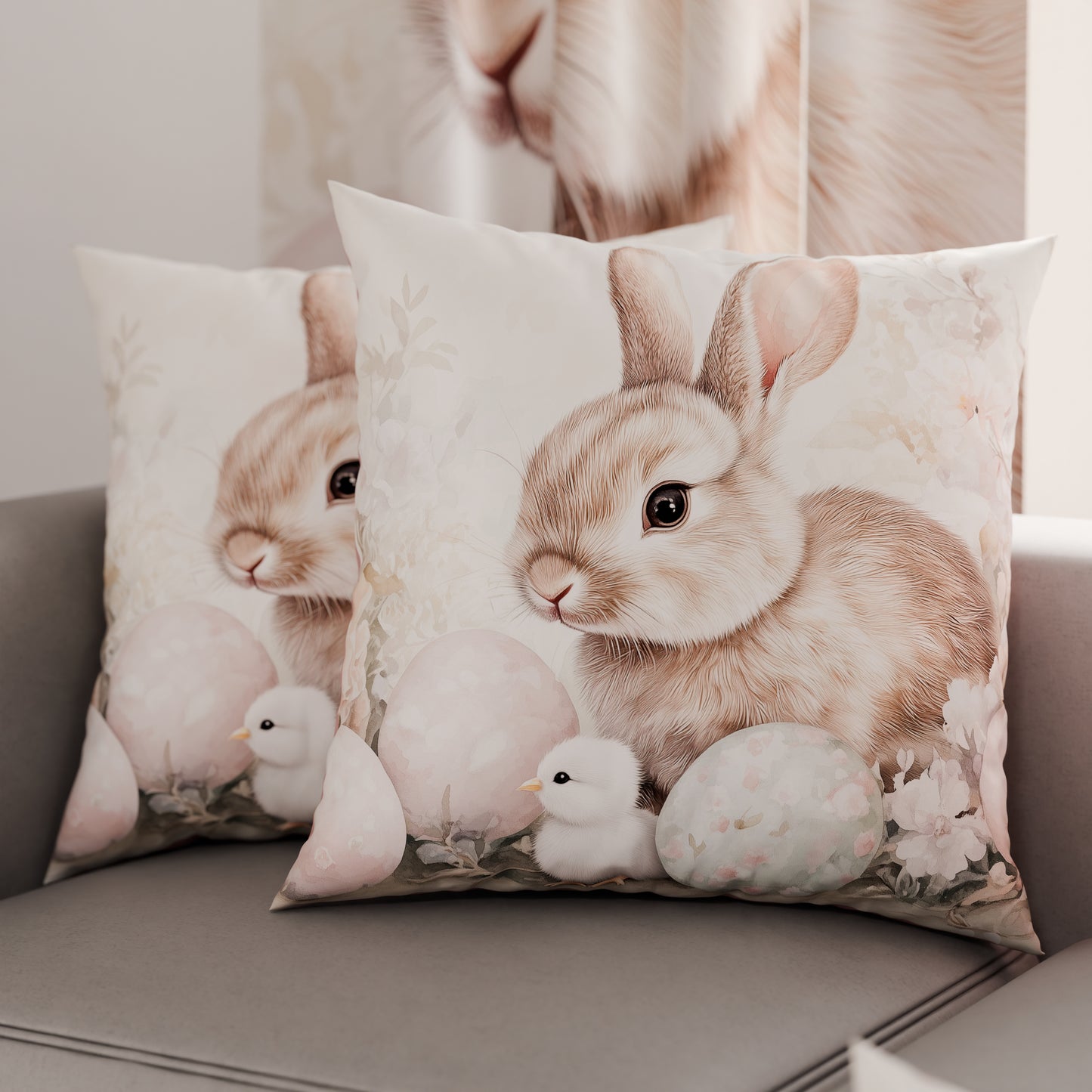 Cuscini, Copricuscini Divano, Cuscini Arredo in Stampa Digitale Pasqua Sweet