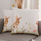 Cuscini, Copricuscini Divano, Cuscini Arredo in Stampa Digitale Pasqua Bunny Garden