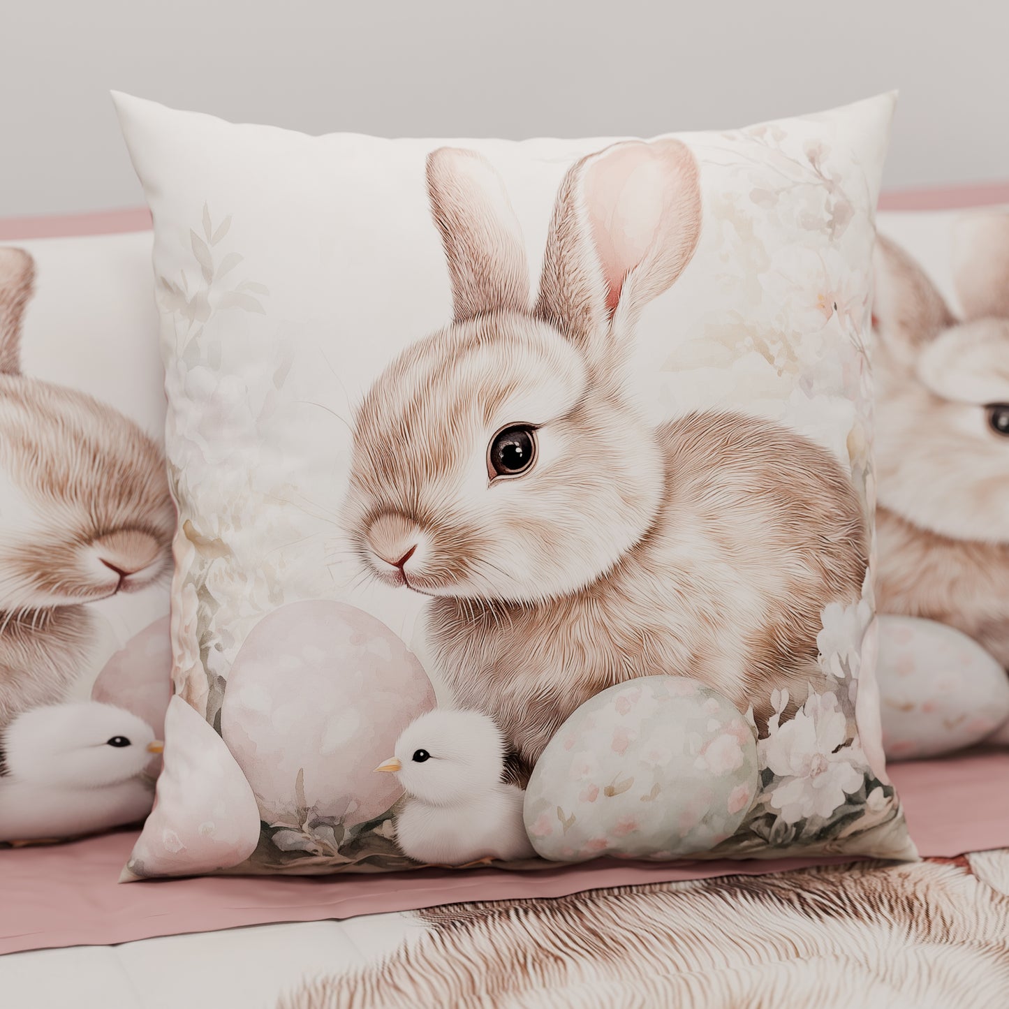 Cuscini, Copricuscini Divano, Cuscini Arredo in Stampa Digitale Pasqua Sweet