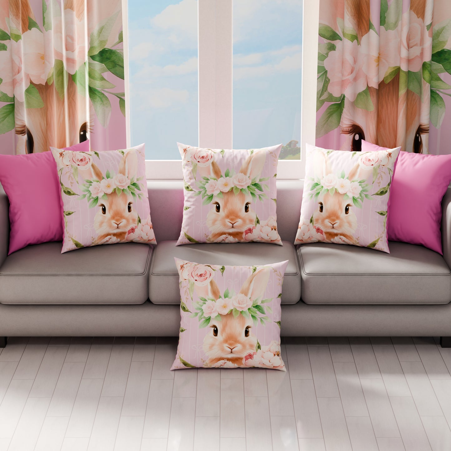 Cuscini, Copricuscini Divano, Cuscini Arredo in Stampa Digitale Pasqua Chérie