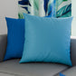 Cuscini, Copricuscini Divano, Cuscini Arredo in Tinta Unita, Blu Elettrico/Celeste