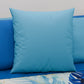 Cuscini, Copricuscini Divano, Cuscini Arredo in Tinta Unita, Blu Elettrico/Celeste