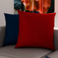 Cuscini, Copricuscini Divano, Cuscini Arredo in Tinta Unita, Bordeaux/Blu Notte