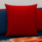 Cuscini, Copricuscini Divano, Cuscini Arredo in Tinta Unita, Bordeaux/Blu Notte