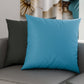 Cuscini, Copricuscini Divano, Cuscini Arredo in Tinta Unita, Celeste/Grigio Scuro