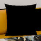 Cuscini, Copricuscini Divano, Cuscini Arredo in Tinta Unita, Giallo Ocra/Nero