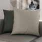 Cuscini, Copricuscini Divano, Cuscini Arredo in Tinta Unita, Grigio Scuro/Grigio Chiaro