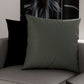 Cuscini, Copricuscini Divano, Cuscini Arredo in Tinta Unita, Grigio Scuro/Nero