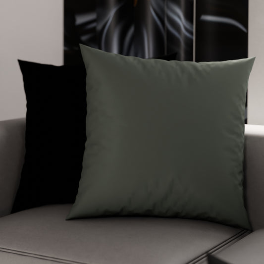 Cuscini, Copricuscini Divano, Cuscini Arredo in Tinta Unita, Grigio Scuro/Nero