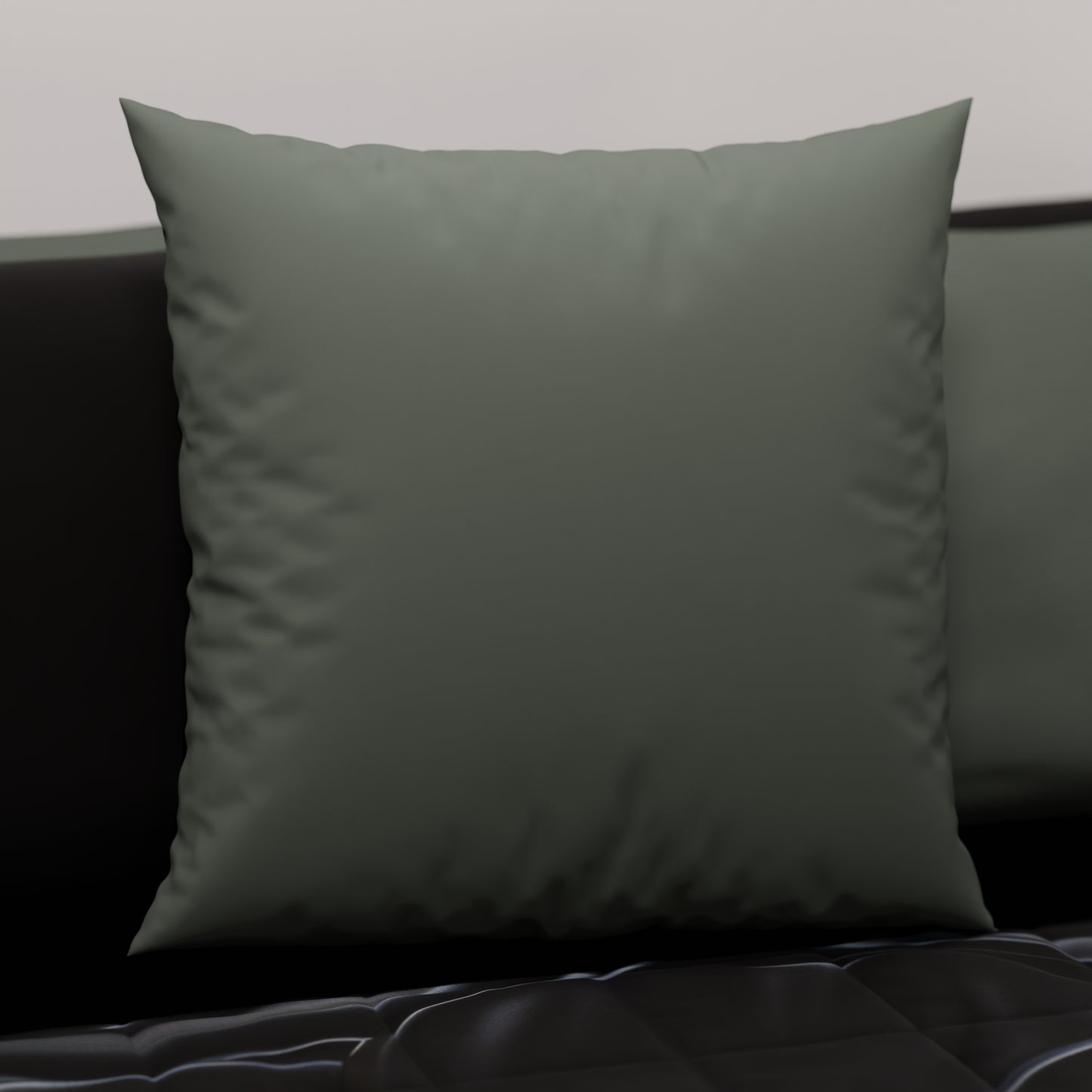 Cuscini, Copricuscini Divano, Cuscini Arredo in Tinta Unita, Grigio Scuro/Nero