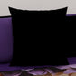 Cuscini, Copricuscini Divano, Cuscini Arredo in Tinta Unita, Nero/Viola