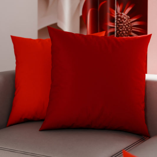 Cuscini, Copricuscini Divano, Cuscini Arredo in Tinta Unita, Rosso/Bordeaux