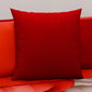 Cuscini, Copricuscini Divano, Cuscini Arredo in Tinta Unita, Rosso/Bordeaux