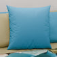 Cuscini, Copricuscini Divano, Cuscini Arredo in Tinta Unita, Tortora/Celeste