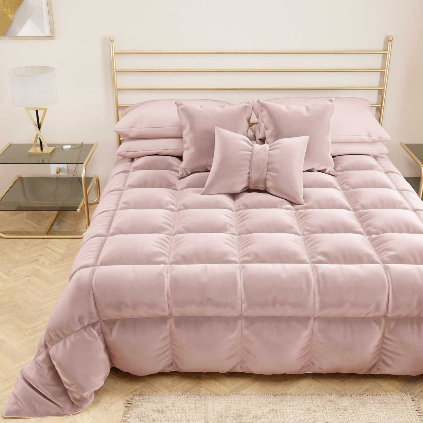 Trapunta, Trapunta Invernale Double Face in Morbido e Caldo Velluto Ci