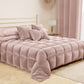 Quilt, Double Face Winter Quilt in Soft and Warm Velvet and Powder Microfibre