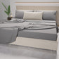 Double, Single, Single and Half Sheets, 100% Cotton, Pearl Gray
