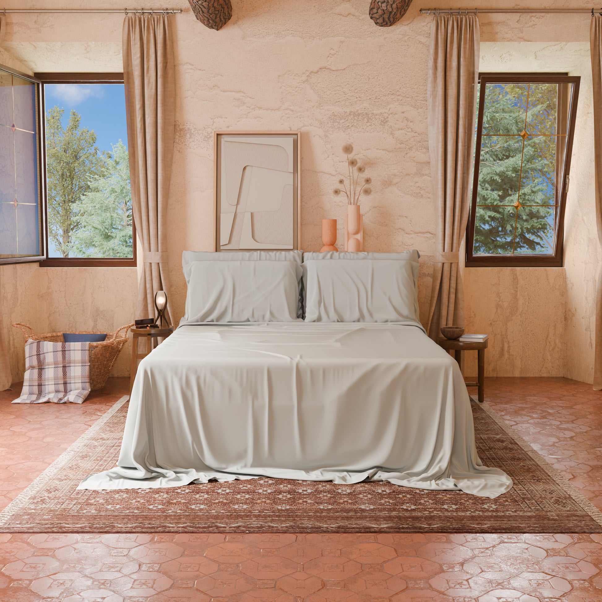 Lenzuolo Piano In Raso Di Lusso – Ultra Morbido, Per Letto Lenzuolo Piano In Raso Di Lusso – Ultra Morbido, Per Letto