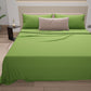 Double, single, one and a half square sheets, 100% cotton, green