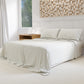 Percale Sheets with Lace, White Cotton Double Sheets
