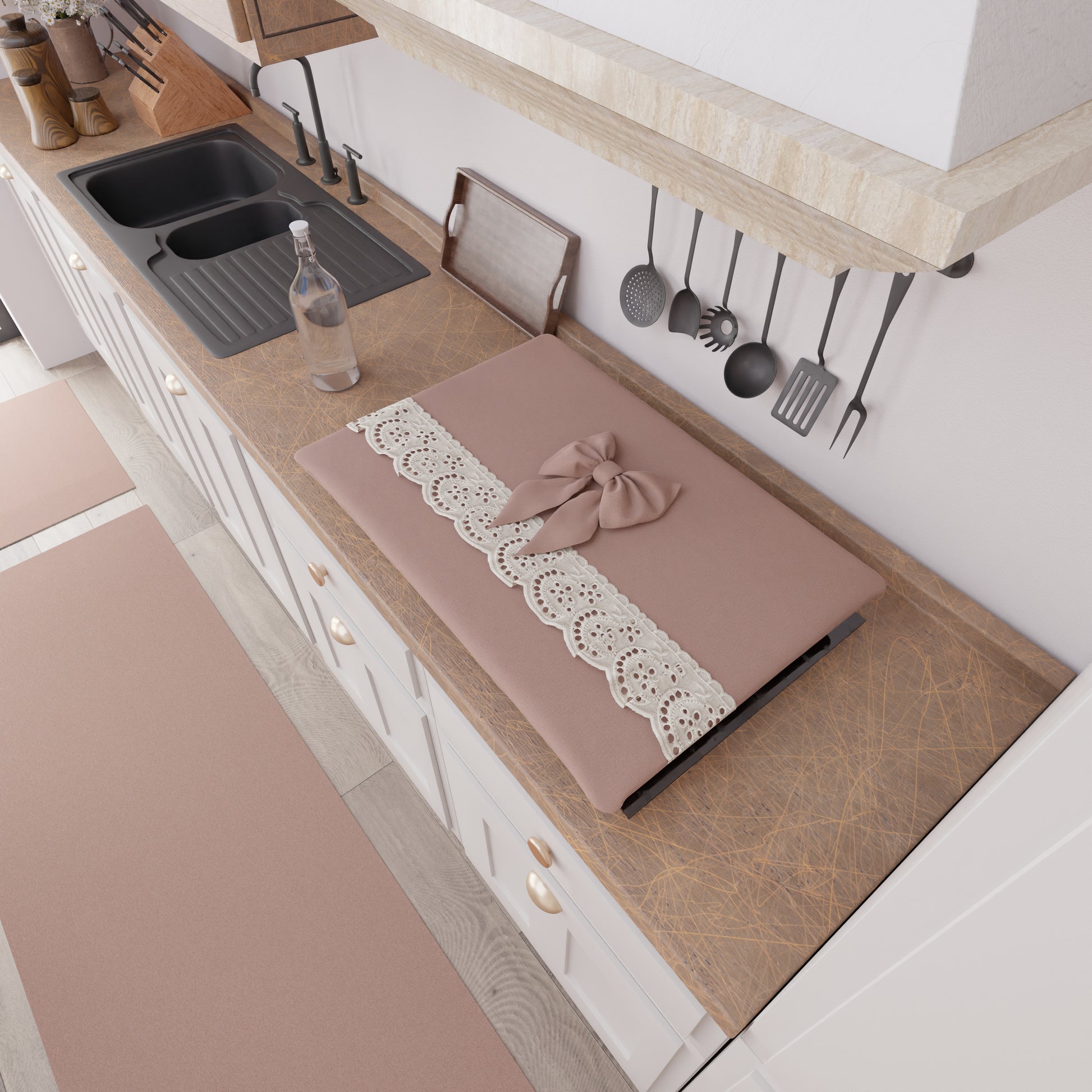 Set Copriforno E Coprifornello Cactus - Stile Shabby Chic, Imbottiti E Lavabili - Foto 11